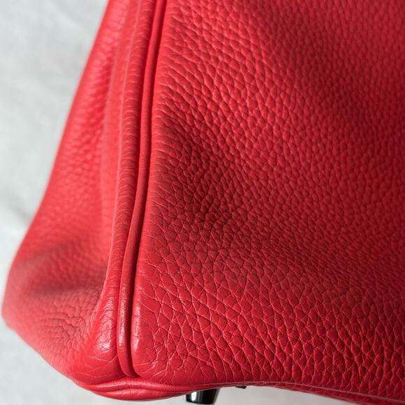 Hermes Birkin 30 Rose Jaipur Stamp square R (2014) with COA and dust bag - Picture 5 of 16